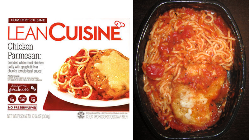 Illustration for article titled What Your Frozen Diet Dinners Really Look Like (Hint: Disgusting)